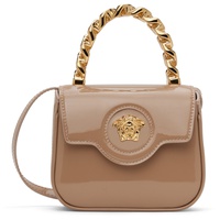 베르사체 Versace Taupe Mini Top Handle Bag 241404F046011