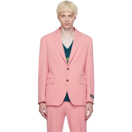 베르사체 Versace Pink Formal Blazer 232404M195002