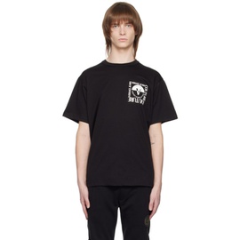 베르사체 진 꾸뛰르 베르사체 Versace Jeans Couture Black V-Emblem T-Shirt 231202M213051