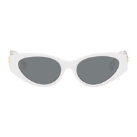 베르사체 Versace White Medusa Legend Cat-Eye Sunglasses 242404F005040