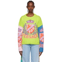 베르사체 Versace Multicolor Cotton Sweater 221404F096008
