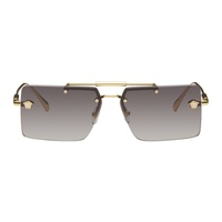 베르사체 Versace Gold Medusa Glam Sunglasses 242404M134022