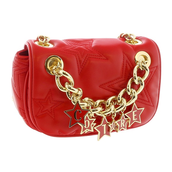 베르사체 베르사체 진 꾸뛰르 베르사체 Versace Jeans Couture Red Star Quilted Charm Embellished Crossbody Bag 7188390871172