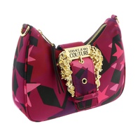 베르사체 진 꾸뛰르 베르사체 Versace Jeans Couture Crimson/Multi Patterned Hobo Shoulder Bag 7188390936708