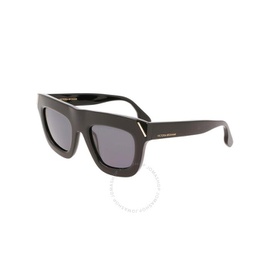 빅토리아 베컴 Victoria Beckham Grey Browline Ladies Sunglasses VB642S 001 51