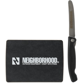 네이버후드상판 Neighborhood Black Victorinox 에디트 Edition Knife & Cutting Board Set 231019M799000