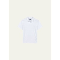 Vilebrequin Mens Pyramid Linen Polo Shirt 2850870