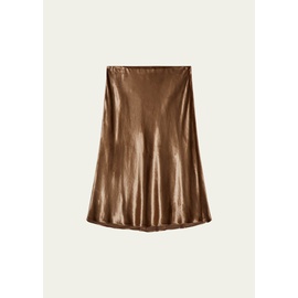 빈스 Vince Short Silk-Blend Slip Skirt 4588832