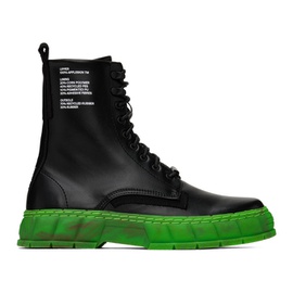 VirOEn Black & Green 1992 Boots 232589M255014