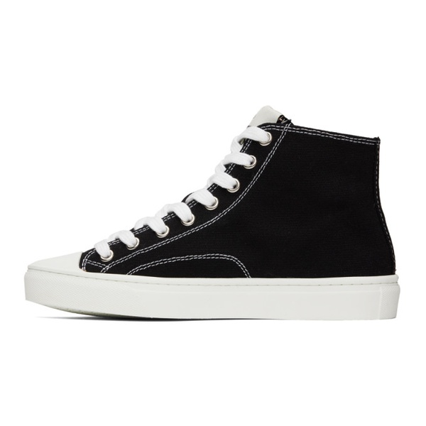 비비안 웨스트우드 Vivienne Westwood Black Plimsoll Sneakers 232314F127000