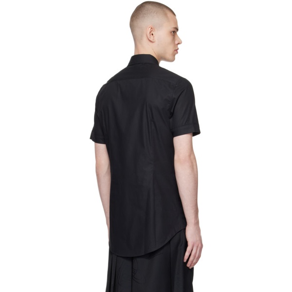  비비안 웨스트우드 Vivienne Westwood Black Embroidered Shirt 231314M192002