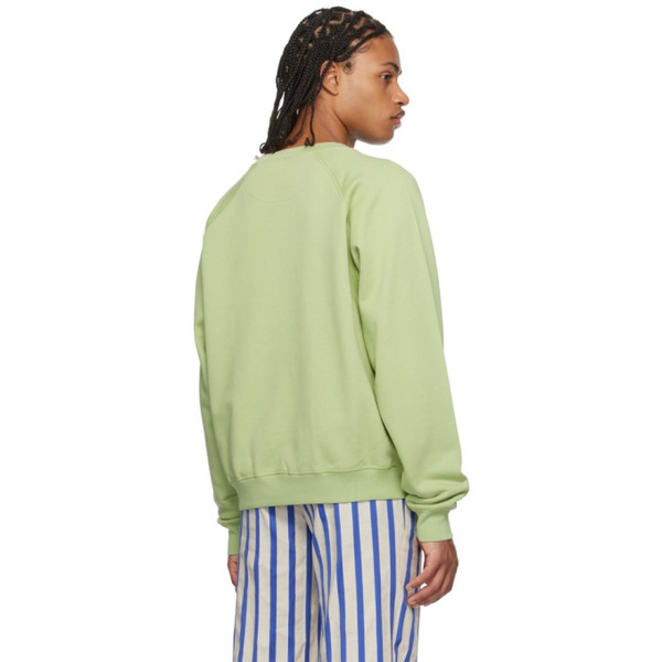  비비안 웨스트우드 Vivienne Westwood Green Embroidered Sweatshirt 232314M204002