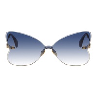 비비안 웨스트우드 Vivienne Westwood Gold & Tortoiseshell Yara Sunglasses 241314F005014