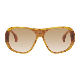 비비안 웨스트우드 Vivienne Westwood Tortoiseshell Atlanta Sunglasses 241314F005018