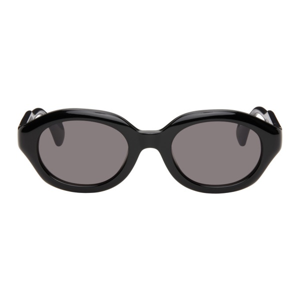  비비안 웨스트우드 Vivienne Westwood Black Zephyr Sunglasses 241314F005017