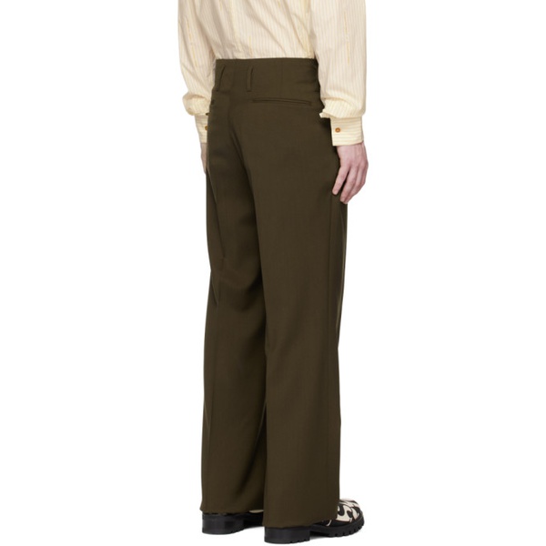  비비안 웨스트우드 Vivienne Westwood Khaki Raf Trousers 231314M191023
