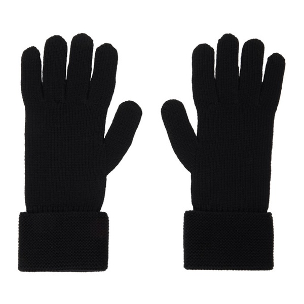  비비안 웨스트우드 Vivienne Westwood Black Embroidered Orb Gloves 232314M135004