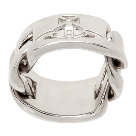 비비안 웨스트우드 Vivienne Westwood Silver Janus Ring 232314M147028