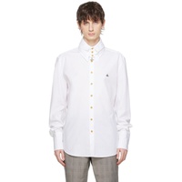 비비안 웨스트우드 Vivienne Westwood White Big Collar Shirt 232314M192040
