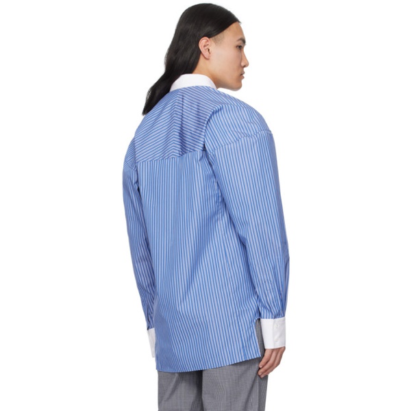  비비안 웨스트우드 Vivienne Westwood Blue Football Shirt 241314M192012