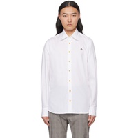 비비안 웨스트우드 Vivienne Westwood White Ghost Shirt 241314M192019