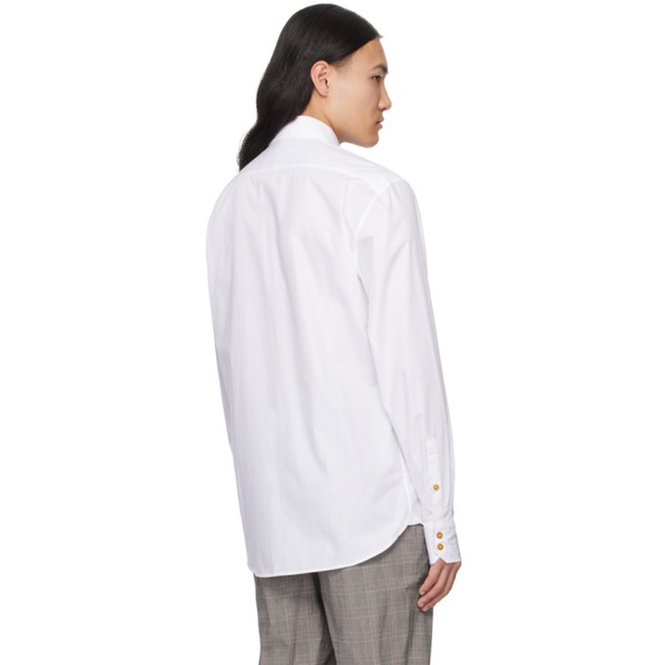  비비안 웨스트우드 Vivienne Westwood White Ghost Shirt 241314M192019