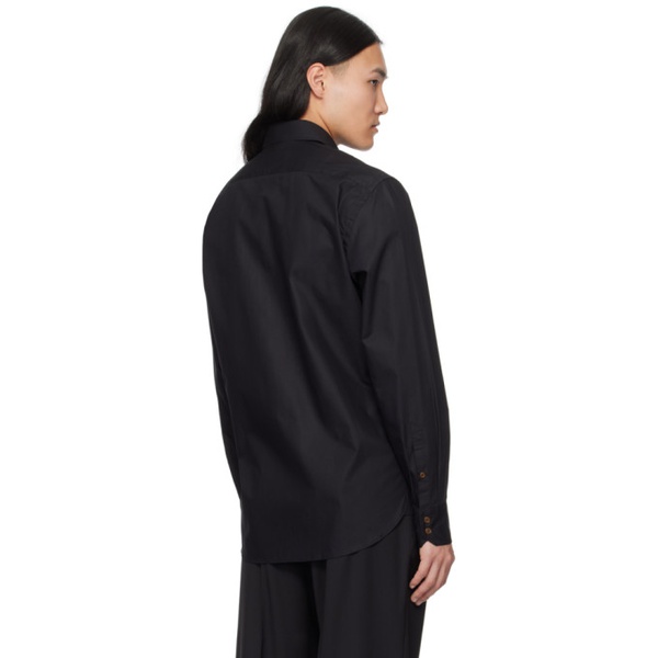  비비안 웨스트우드 Vivienne Westwood Black Ghost Shirt 241314M192022