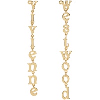 비비안 웨스트우드 Vivienne Westwood Gold Raimunda Earrings 241314F022022