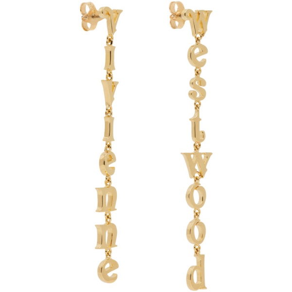  비비안 웨스트우드 Vivienne Westwood Gold Raimunda Earrings 241314F022022