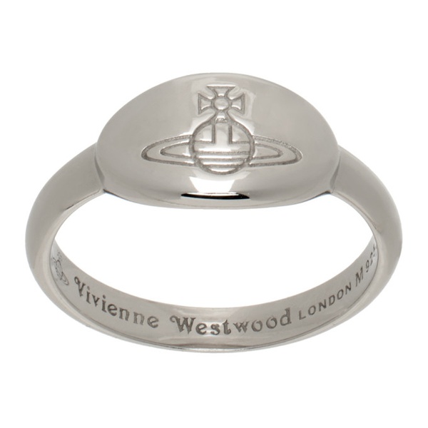  비비안 웨스트우드 Vivienne Westwood Silver Tilly Ring 241314F024017