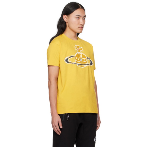  비비안 웨스트우드 Vivienne Westwood Yellow Time Machine T-Shirt 241314M213020