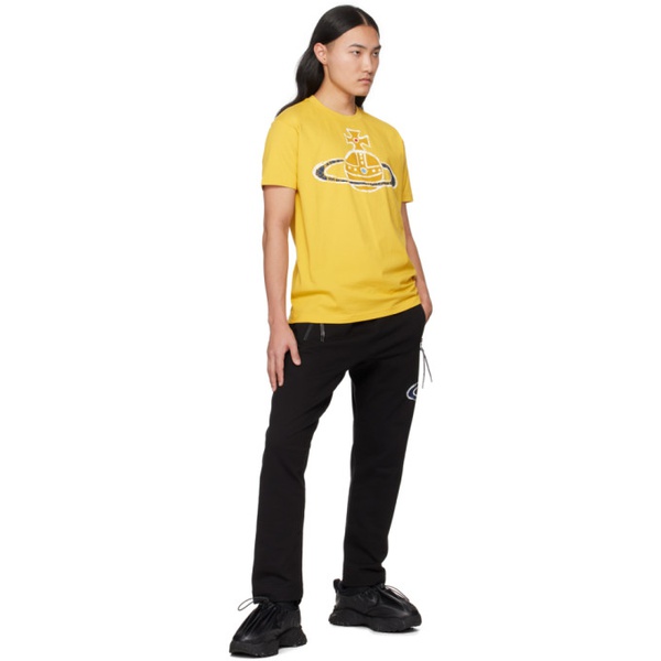  비비안 웨스트우드 Vivienne Westwood Yellow Time Machine T-Shirt 241314M213020