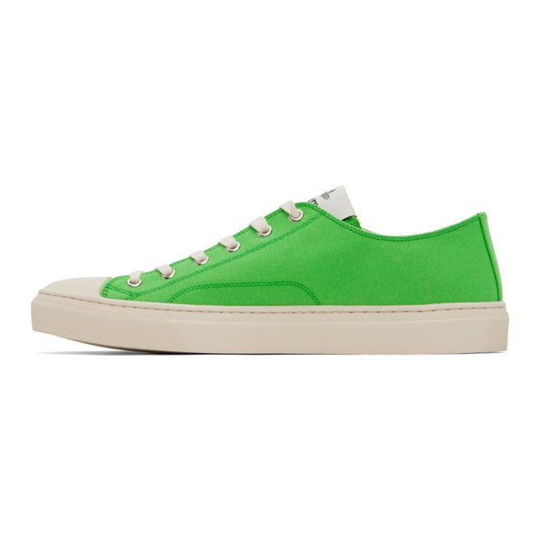  비비안 웨스트우드 Vivienne Westwood Green Plimsoll Low-Top 2.0 Sneakers 241314M237010