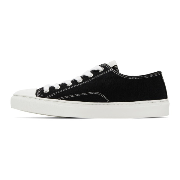  비비안 웨스트우드 Vivienne Westwood Black Plimsoll Low-Top 2.0 Sneakers 241314M237012