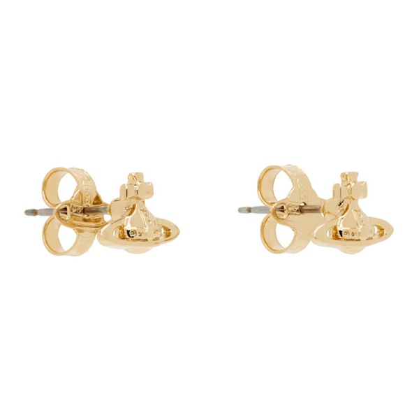  비비안 웨스트우드 Vivienne Westwood Gold Lorelei Stud Earrings 241314F022073