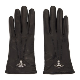 비비안 웨스트우드 Vivienne Westwood Black Orb Gloves 232314F012004