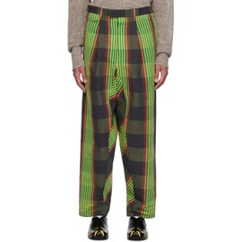비비안 웨스트우드 Vivienne Westwood Multicolor Long Macca Trousers 241314M191019
