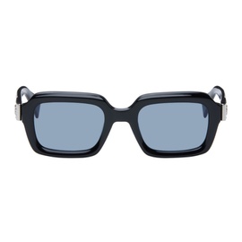 비비안 웨스트우드 Vivienne Westwood Black Small Square Sunglasses 241314M134010