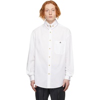 비비안 웨스트우드 Vivienne Westwood White Two-Button Krall Shirt 221314M192008
