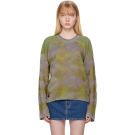비비안 웨스트우드 Vivienne Westwood Multicolor Knit1 Pearl1 Sweater 241314F096006