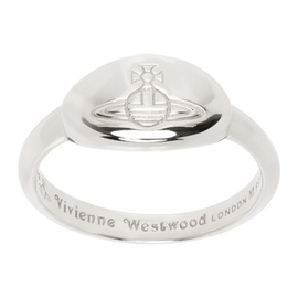 비비안 웨스트우드 Vivienne Westwood Silver Tilly Ring 241314M147020