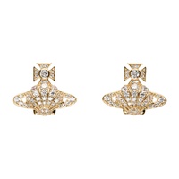 비비안 웨스트우드 Vivienne Westwood Gold Natalina Earrings 241314F022043