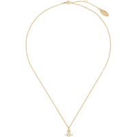비비안 웨스트우드 Vivienne Westwood Gold Balbina Pendant Necklace 241314F023024