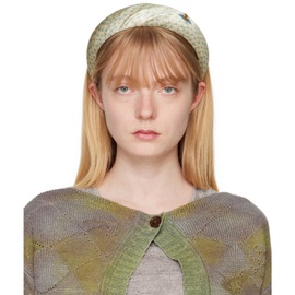 비비안 웨스트우드 Vivienne Westwood 오프화이트 Off-White Embroidered Headband 241314F018017