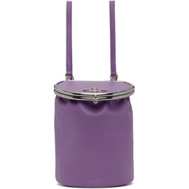 비비안 웨스트우드 Vivienne Westwood Purple Round Frame Backpack 241314F042002