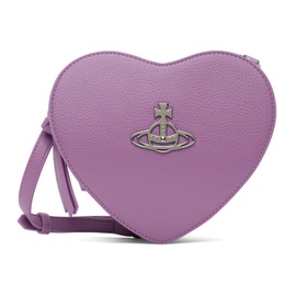 비비안 웨스트우드 Vivienne Westwood Purple Louise Heart Crossbody Bag 241314F048089