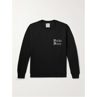 와코마리아 WACKO MARIA Logo-Embroidered Printed Cotton-Blend Jersey Sweatshirt 1647597324634568