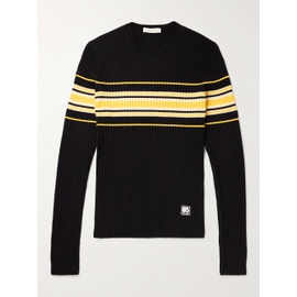 웨일즈 보너 WALES BONNER Striped Ribbed Wool-Blend Sweater 1647597311387504