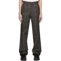 우영미 WOOYOUNGMI Gray Tapered Trousers 232704M191006