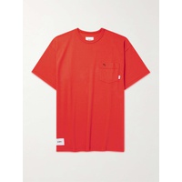 WTAPS Logo-Embroidered Cotton-Blend Jersey T-Shirt 1647597310971248